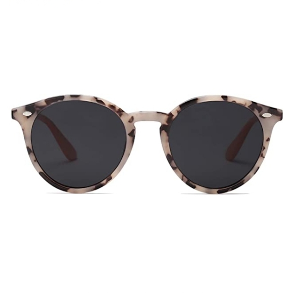Accessories - 💫Tortoise Beige Round Polarized Sunglasses for Women Men Classic Vintage